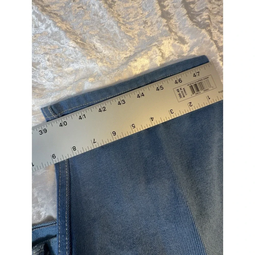 Levi's 501 Jeans Men's 38x30 Blue Straight Leg Button Fly Made in Mexico